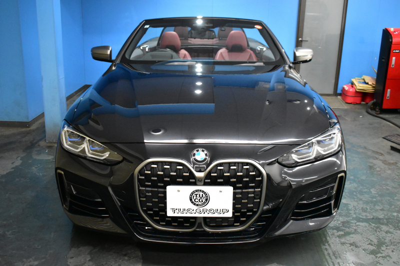 BMW 4シリーズ M440i xDriveｶﾌﾞﾘｵﾚ 4WD 1ｵｰﾅｰ ｺﾝﾌｫｰﾄP ﾋｰﾀｰ付赤革 ｴｱｶﾗｰ ﾚｰｻﾞｰLEDﾍｯﾄﾞﾗｲﾄ ACC HUD Mｽﾎﾟｰﾂﾃﾞﾌ&ﾌﾞﾚｰｷ 可変Mｻｽ ﾗｲﾌﾞｺｯｸﾋﾟｯﾄﾀｯﾁﾊﾟﾈﾙﾅﾋﾞ全周囲ｶﾒﾗ Apple Car Play ﾌﾙｾｸﾞ harman/kardon 19AW ﾋﾟｱﾉﾌﾞﾗｯｸｲﾝﾃﾘｱ 2年保証