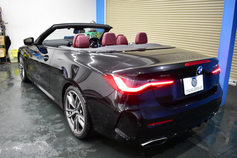 BMW 4シリーズ M440i xDriveｶﾌﾞﾘｵﾚ 4WD 1ｵｰﾅｰ ｺﾝﾌｫｰﾄP ﾋｰﾀｰ付赤革 ｴｱｶﾗｰ ﾚｰｻﾞｰLEDﾍｯﾄﾞﾗｲﾄ ACC HUD Mｽﾎﾟｰﾂﾃﾞﾌ&ﾌﾞﾚｰｷ 可変Mｻｽ ﾗｲﾌﾞｺｯｸﾋﾟｯﾄﾀｯﾁﾊﾟﾈﾙﾅﾋﾞ全周囲ｶﾒﾗ Apple Car Play ﾌﾙｾｸﾞ harman/kardon 19AW ﾋﾟｱﾉﾌﾞﾗｯｸｲﾝﾃﾘｱ 2年保証