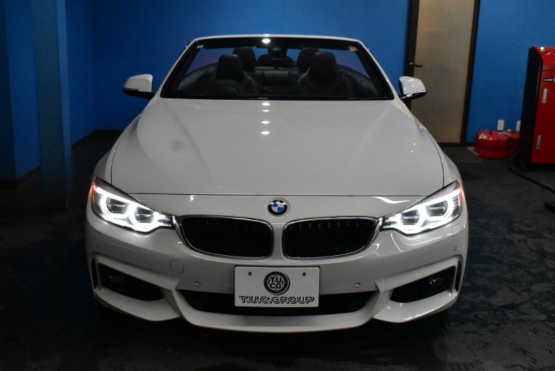 BMW 4シリーズ 435i ｶﾌﾞﾘｵﾚ Mｽﾎﾟｰﾂ ｱﾄﾞﾊﾞﾝｽﾄﾞｱｸﾃｨﾌﾞｾｰﾌﾃｨｰP ACC HUD ﾋｰﾀｰ付ﾌﾞﾗｯｸﾚｻﾞｰ ｱﾀﾞﾌﾟﾃｨﾌﾞLEDﾍｯﾄﾞﾗｲﾄ 車線逸脱&歩行者警告 衝突軽減B ﾌﾙｾｸﾞﾅﾋﾞBｶﾒﾗ前後PDC 19AW ｽﾏｰﾄｷｰ 2年保証