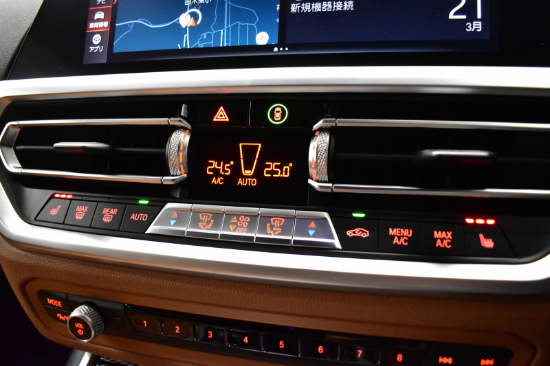 BMW 3シリーズ M340i Xﾄﾞﾗｲﾌﾞ ﾋｰﾀｰ付茶革Mｽﾎﾟｰﾂｼｰﾄ ｲﾉﾍﾞｰｼｮﾝP 全周囲ｶﾒﾗ 電動ﾄﾗﾝｸ ﾚｰｻﾞｰLEDﾗｲﾄ ACC HUD 可変Mｻｽ 19AW Mｽﾎﾟｰﾂﾌﾞﾚｰｷ&ﾃﾞﾌ ｼﾞｪｽﾁｬｰC付ﾀｯﾁﾊﾟﾈﾙﾅﾋﾞﾊｰﾏﾝｶｰﾄﾞﾝ ﾜｲﾔﾚｽ充電 側面衝突&車線変更&逸脱警告 2年保証