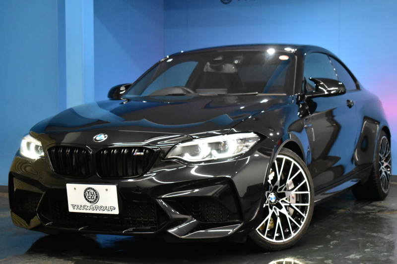 BMW Mシリーズ M2 ｺﾝﾍﾟﾃｨｼｮﾝ MDCT 7速DCT LCI後期  ﾊｰﾏﾝｶｰﾄﾞﾝ 専用410馬力ｴﾝｼﾞﾝ LEDﾍｯﾄﾞﾗｲﾄ&ﾃｰﾙ ﾋｰﾀｰ付黒革 ﾀｯﾁﾊﾟﾈﾙHDDﾅﾋﾞBｶﾒﾗ 19AW 衝突軽減ﾌﾞﾚｰｷ 車線逸脱＆歩行者警告  Mｼｰﾄﾍﾞﾙﾄ 2年保証