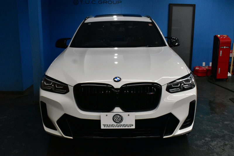 BMW X3 M40i ｾﾚｸﾄﾊﾟｯｹｰｼﾞ LCI後期 1ｵｰﾅｰ 変更後ﾃﾞｻﾞｲﾝLEDﾍｯﾄﾞﾗｲﾄ&ﾃｰﾙ ﾊﾟﾉﾗﾏｻﾝﾙｰﾌ ﾗｲﾌﾞｺｸﾋﾟｯﾄ 可変Mｻｽ 全席ﾋｰﾀｰ付ﾓｶﾚｻﾞｰ ﾊｰﾏﾝｶｰﾄﾞﾝ 20AW 追従ACC HUD ﾀｯﾁﾊﾟﾈﾙﾅﾋﾞ ﾌﾙｾｸﾞ 全周囲ｶﾒﾗ3Dﾋﾞｭｰ 電動Rｹﾞｰﾄ 2年保証