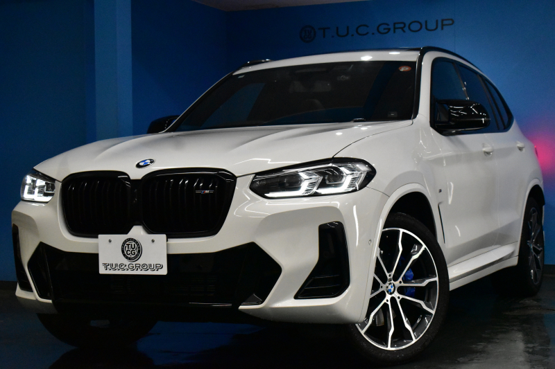 BMW X3 M40i ｾﾚｸﾄﾊﾟｯｹｰｼﾞ LCI後期 1ｵｰﾅｰ 変更後ﾃﾞｻﾞｲﾝLEDﾍｯﾄﾞﾗｲﾄ&ﾃｰﾙ ﾊﾟﾉﾗﾏｻﾝﾙｰﾌ ﾗｲﾌﾞｺｸﾋﾟｯﾄ 可変Mｻｽ 全席ﾋｰﾀｰ付ﾓｶﾚｻﾞｰ ﾊｰﾏﾝｶｰﾄﾞﾝ 20AW 追従ACC HUD ﾀｯﾁﾊﾟﾈﾙﾅﾋﾞ ﾌﾙｾｸﾞ 全周囲ｶﾒﾗ3Dﾋﾞｭｰ 電動Rｹﾞｰﾄ 2年保証