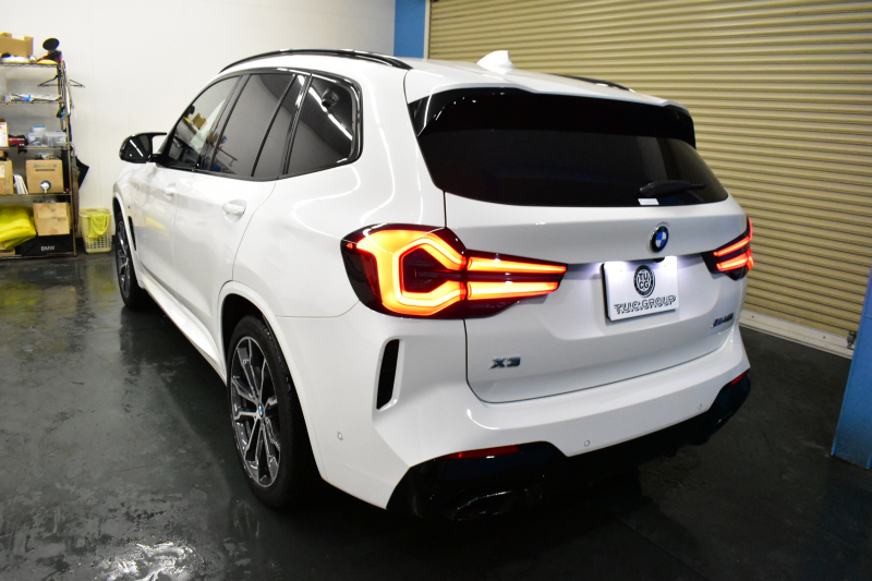 BMW X3 M40i ｾﾚｸﾄﾊﾟｯｹｰｼﾞ LCI後期 1ｵｰﾅｰ 変更後ﾃﾞｻﾞｲﾝLEDﾍｯﾄﾞﾗｲﾄ&ﾃｰﾙ ﾊﾟﾉﾗﾏｻﾝﾙｰﾌ ﾗｲﾌﾞｺｸﾋﾟｯﾄ 可変Mｻｽ 全席ﾋｰﾀｰ付ﾓｶﾚｻﾞｰ ﾊｰﾏﾝｶｰﾄﾞﾝ 20AW 追従ACC HUD ﾀｯﾁﾊﾟﾈﾙﾅﾋﾞ ﾌﾙｾｸﾞ 全周囲ｶﾒﾗ3Dﾋﾞｭｰ 電動Rｹﾞｰﾄ 2年保証