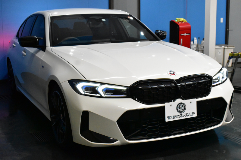 BMW 3シリーズ M340i xDrive LCI後期 ｶｰﾌﾞﾄﾞﾃﾞｨｽﾌﾟﾚｲ ﾋｰﾀｰ付黒革 LEDﾍｯﾄﾞﾗｲﾄ MﾃｸﾉﾛｼﾞｰP 可変Mｻｽ Mｽﾎﾟｰﾂﾌﾞﾚｰｷ&ﾃﾞﾌ 19AW  BMWﾗｲﾌﾞｺｯｸﾋﾟｯﾄ全周囲ｶﾒﾗ ｱｯﾌﾟﾙｶｰﾌﾟﾚｲ ACC HUD 車線変更&逸脱&歩行者警告 2年保証