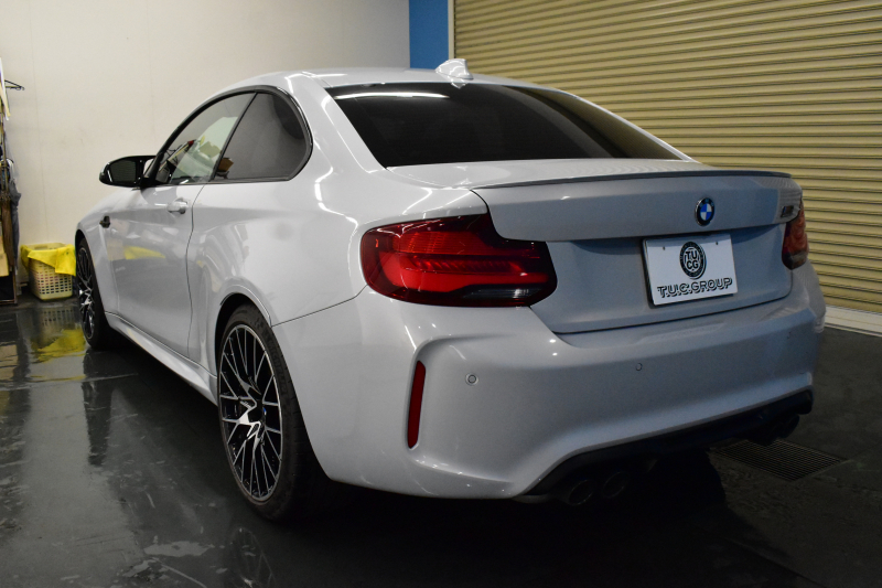 BMW Mシリーズ M2 ｺﾝﾍﾟﾃｨｼｮﾝ MDCT 7速DCT LCI後期  ﾊｰﾏﾝｶｰﾄﾞﾝ 社外ﾌﾙｾｸﾞTV 専用410馬力ｴﾝｼﾞﾝ LEDﾍｯﾄﾞﾗｲﾄ&ﾃｰﾙ ﾋｰﾀｰ付黒革 ﾀｯﾁﾊﾟﾈﾙHDDﾅﾋﾞBｶﾒﾗ 19AW 衝突軽減ﾌﾞﾚｰｷ 車線逸脱＆歩行者警告  Mｼｰﾄﾍﾞﾙﾄ ｶｰﾎﾞﾝｲﾝﾃﾘｱ 2年保証