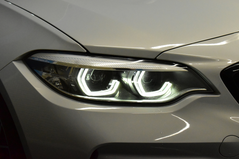 BMW Mシリーズ M2 ｺﾝﾍﾟﾃｨｼｮﾝ MDCT 7速DCT LCI後期  ﾊｰﾏﾝｶｰﾄﾞﾝ 社外ﾌﾙｾｸﾞTV 専用410馬力ｴﾝｼﾞﾝ LEDﾍｯﾄﾞﾗｲﾄ&ﾃｰﾙ ﾋｰﾀｰ付黒革 ﾀｯﾁﾊﾟﾈﾙHDDﾅﾋﾞBｶﾒﾗ 19AW 衝突軽減ﾌﾞﾚｰｷ 車線逸脱＆歩行者警告  Mｼｰﾄﾍﾞﾙﾄ ｶｰﾎﾞﾝｲﾝﾃﾘｱ 2年保証