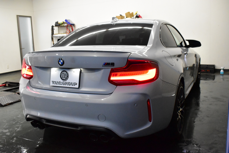 BMW Mシリーズ M2 ｺﾝﾍﾟﾃｨｼｮﾝ MDCT 7速DCT LCI後期  ﾊｰﾏﾝｶｰﾄﾞﾝ 社外ﾌﾙｾｸﾞTV 専用410馬力ｴﾝｼﾞﾝ LEDﾍｯﾄﾞﾗｲﾄ&ﾃｰﾙ ﾋｰﾀｰ付黒革 ﾀｯﾁﾊﾟﾈﾙHDDﾅﾋﾞBｶﾒﾗ 19AW 衝突軽減ﾌﾞﾚｰｷ 車線逸脱＆歩行者警告  Mｼｰﾄﾍﾞﾙﾄ ｶｰﾎﾞﾝｲﾝﾃﾘｱ 2年保証