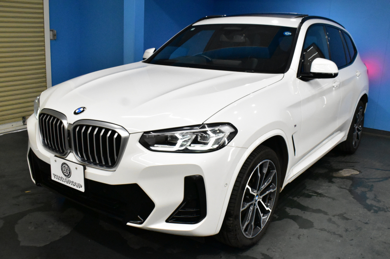 BMW X3 Xﾄﾞﾗｲﾌﾞ20d Mｽﾎﾟｰﾂ LCI後期 ﾊﾟﾉﾗﾏｻﾝﾙｰﾌ 20AW ｽﾃｱﾘﾝｸﾞﾋｰﾀｰ 変更後ﾃﾞｻﾞｲﾝ LEDﾍｯﾄﾞﾗｲﾄ 追従ACC 全席ﾋｰﾀｰ付黒革 LCW ﾗｲﾌﾞｺｯｸﾋﾟｯﾄ ｼﾞｪｽﾁｬｰC付ﾀｯﾁﾊﾟﾈﾙﾅﾋﾞﾌﾙｾｸﾞ全周囲ｶﾒﾗ 電動Rｹﾞｰﾄ 2年保証
