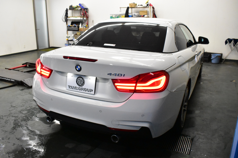 BMW 4シリーズ 440i ｶﾌﾞﾘｵﾚ Mｽﾎﾟｰﾂ LCI後期 ﾌﾟﾗｽP ﾍｷｻｺﾞﾅﾙLEDﾍｯﾄﾞﾗｲﾄ&ﾃｰﾙ 追従ACC HUD ﾋｰﾀｰ付黒革 ｴｱｶﾗｰ 液晶ﾒｰﾀｰ harman/kardon 19AW LCW  ﾀｯﾁﾊﾟﾈﾙHDDﾅﾋﾞBｶﾒﾗ ﾌﾙｾｸﾞ 2年保証