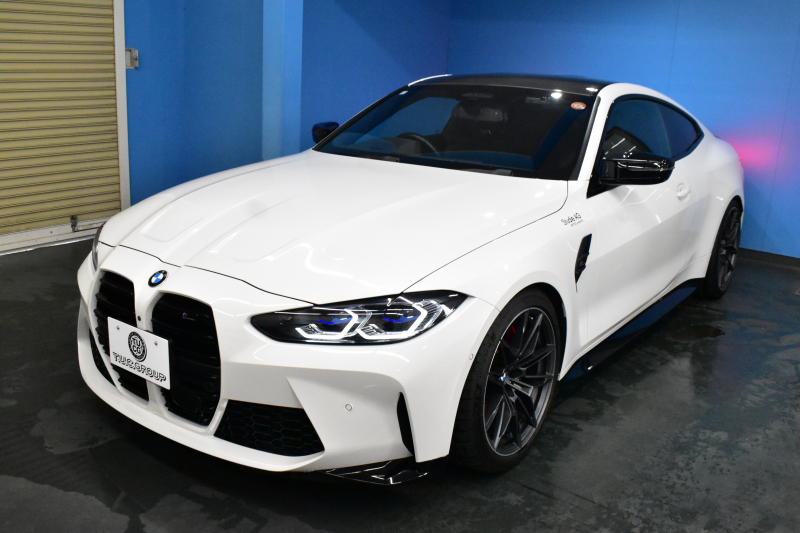 BMW Mシリーズ M4ｸｰﾍﾟ ｺﾝﾍﾟﾃｨｼｮﾝ 1ｵｰﾅｰ 後輪駆動FR車 ﾋｰﾀｰ&ﾍﾞﾝﾁﾚｰｼｮﾝ付黒革Mｽﾎﾟｰﾂｼｰﾄ ﾚｰｻﾞｰLED ACC HUD Mｽﾎﾟｰﾂﾃﾞﾌ Mｺﾝﾊﾟｳﾝﾄﾞﾌﾞﾚｰｷ ﾋﾟｱﾉﾌﾞﾗｯｸｲﾝﾃﾘｱ 全周囲ｶﾒﾗ Apple Car Play ﾌﾙｾｸﾞ harman/kardon 19&20AW KW車高調 2年保証