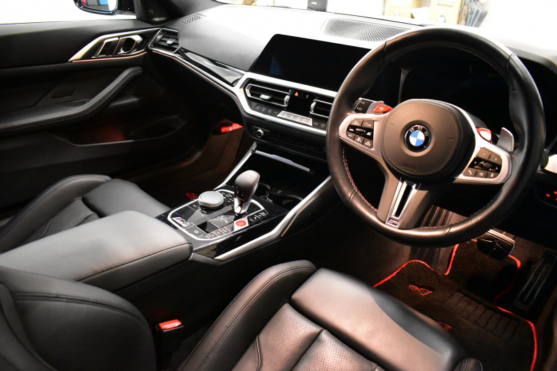 BMW Mシリーズ M4ｸｰﾍﾟ ｺﾝﾍﾟﾃｨｼｮﾝ 1ｵｰﾅｰ 後輪駆動FR車 ﾋｰﾀｰ&ﾍﾞﾝﾁﾚｰｼｮﾝ付黒革Mｽﾎﾟｰﾂｼｰﾄ ﾚｰｻﾞｰLED ACC HUD Mｽﾎﾟｰﾂﾃﾞﾌ Mｺﾝﾊﾟｳﾝﾄﾞﾌﾞﾚｰｷ ﾋﾟｱﾉﾌﾞﾗｯｸｲﾝﾃﾘｱ 全周囲ｶﾒﾗ Apple Car Play ﾌﾙｾｸﾞ harman/kardon 19&20AW KW車高調 2年保証