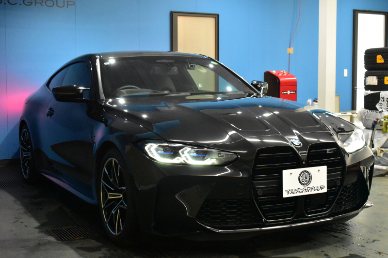 BMW Mシリーズ M4ｸｰﾍﾟ ｺﾝﾍﾟﾃｨｼｮﾝ 後輪駆動FR車 ﾋｰﾀｰ付ﾒﾘﾉ黒革Mｽﾎﾟｰﾂｼｰﾄ ﾚｰｻﾞｰLED 追従ACC HUD Mｶｰﾎﾞﾝﾙｰﾌ 可変Mｻｽ Mｽﾎﾟｰﾂﾃﾞﾌ Mｺﾝﾊﾟｳﾝﾄﾞﾌﾞﾚｰｷ ｼﾞｪｽﾁｬｰC 全周囲ｶﾒﾗ Apple Car Play ﾌﾙｾｸﾞ harman/kardon 19&20AW 2年保証