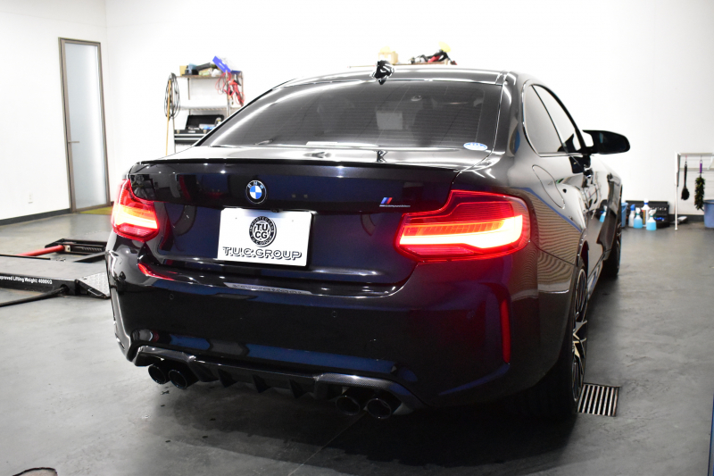 BMW Mシリーズ M2 ｺﾝﾍﾟﾃｨｼｮﾝ MDCT 7速DCT LCI後期  ﾊｰﾏﾝｶｰﾄﾞﾝ 専用410馬力ｴﾝｼﾞﾝ LEDﾍｯﾄﾞﾗｲﾄ&ﾃｰﾙ ﾋｰﾀｰ付黒革 ｶｰﾎﾞﾝﾘﾔﾃﾞｨﾌｭｰｻﾞｰ ﾀｯﾁﾊﾟﾈﾙHDDﾅﾋﾞBｶﾒﾗ 19AW 衝突軽減ﾌﾞﾚｰｷ 車線逸脱＆歩行者警告  Mｼｰﾄﾍﾞﾙﾄ 2年保証