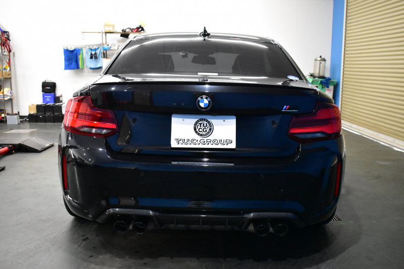 BMW Mシリーズ M2 ｺﾝﾍﾟﾃｨｼｮﾝ MDCT 7速DCT LCI後期  ﾊｰﾏﾝｶｰﾄﾞﾝ 専用410馬力ｴﾝｼﾞﾝ LEDﾍｯﾄﾞﾗｲﾄ&ﾃｰﾙ ﾋｰﾀｰ付黒革 ｶｰﾎﾞﾝﾘﾔﾃﾞｨﾌｭｰｻﾞｰ ﾀｯﾁﾊﾟﾈﾙHDDﾅﾋﾞBｶﾒﾗ 19AW 衝突軽減ﾌﾞﾚｰｷ 車線逸脱＆歩行者警告  Mｼｰﾄﾍﾞﾙﾄ 2年保証