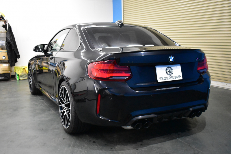 BMW Mシリーズ M2 ｺﾝﾍﾟﾃｨｼｮﾝ MDCT 7速DCT LCI後期  ﾊｰﾏﾝｶｰﾄﾞﾝ 専用410馬力ｴﾝｼﾞﾝ LEDﾍｯﾄﾞﾗｲﾄ&ﾃｰﾙ ﾋｰﾀｰ付黒革 ｶｰﾎﾞﾝﾘﾔﾃﾞｨﾌｭｰｻﾞｰ ﾀｯﾁﾊﾟﾈﾙHDDﾅﾋﾞBｶﾒﾗ 19AW 衝突軽減ﾌﾞﾚｰｷ 車線逸脱＆歩行者警告  Mｼｰﾄﾍﾞﾙﾄ 2年保証