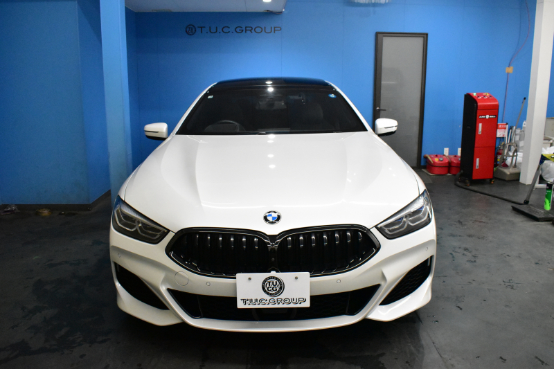 BMW 8シリーズ 840i ｸﾞﾗﾝｸｰﾍﾟ Mｽﾎﾟｰﾂ ﾊﾟﾉﾗﾏｶﾞﾗｽｻﾝR MﾃｸﾆｯｸｽﾎﾟｰﾂP 20AW Mｽﾎﾟｰﾂﾌﾞﾚｰｷ&ﾃﾞﾌ &ｼｰﾄﾍﾞﾙﾄ  ﾚｰｻﾞｰLED ACC HUD  全席ﾋｰﾀｰ付黒革 前席ﾍﾞﾝﾁﾚｰｼｮﾝ ﾊｰﾏﾝｶｰﾄﾞﾝ ﾋﾟｱﾉﾌﾞﾗｯｸｲﾝﾃﾘｱ ﾗｲﾌﾞｺｯｸﾋﾟｯﾄ ｼﾞｪｽﾁｬｰC対応 2年保証