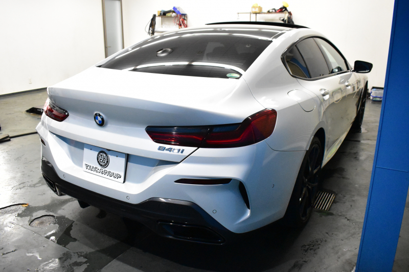 BMW 8シリーズ 840i ｸﾞﾗﾝｸｰﾍﾟ Mｽﾎﾟｰﾂ ﾊﾟﾉﾗﾏｶﾞﾗｽｻﾝR MﾃｸﾆｯｸｽﾎﾟｰﾂP 20AW Mｽﾎﾟｰﾂﾌﾞﾚｰｷ&ﾃﾞﾌ &ｼｰﾄﾍﾞﾙﾄ  ﾚｰｻﾞｰLED ACC HUD  全席ﾋｰﾀｰ付黒革 前席ﾍﾞﾝﾁﾚｰｼｮﾝ ﾊｰﾏﾝｶｰﾄﾞﾝ ﾋﾟｱﾉﾌﾞﾗｯｸｲﾝﾃﾘｱ ﾗｲﾌﾞｺｯｸﾋﾟｯﾄ ｼﾞｪｽﾁｬｰC対応 2年保証