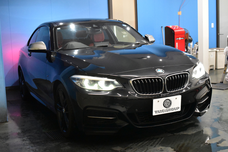 BMW 2シリーズ M240iｸｰﾍﾟ LCI後期 直6ﾀｰﾎﾞ 340馬力 1ｵｰﾅｰ 追従ACC LEDﾍｯﾄﾞﾗｲﾄ ﾋｰﾀｰ付赤革 ﾀｯﾁﾊﾟﾈﾙiﾄﾞﾗｲﾌﾞHDDﾅﾋﾞ Bｶﾒﾗ 前後PDC Pｱｼｽﾄ 可変Mｻｽ 大型ﾌﾞﾚｰｷｼｽﾃﾑ 車線逸脱&歩行者警告 衝突軽減ﾌﾞﾚｰｷ 18AW ﾊﾟﾄﾞﾙｼﾌﾄ 2年保証