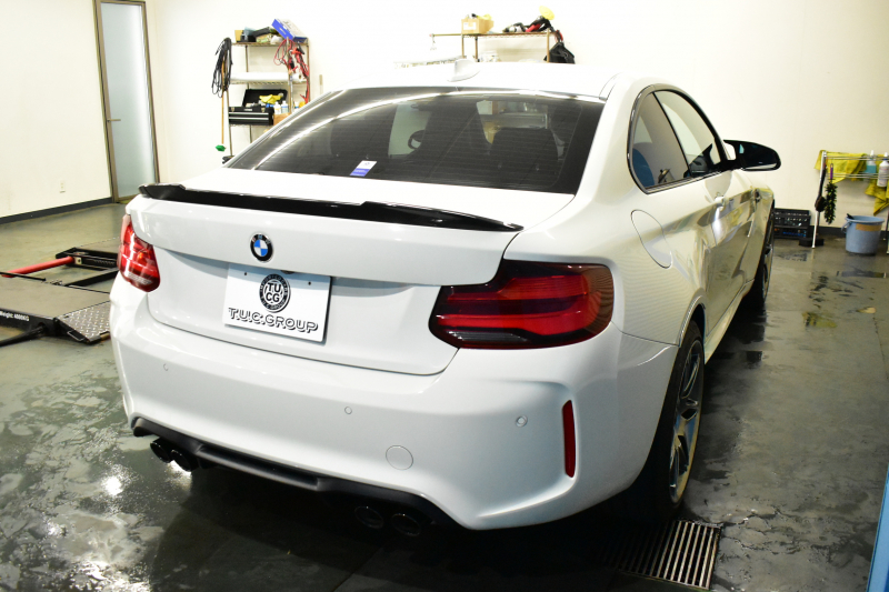 BMW Mシリーズ M2 ｺﾝﾍﾟﾃｨｼｮﾝ LCI後期 6MT 専用410馬力ｴﾝｼﾞﾝ LEDﾍｯﾄﾞﾗｲﾄ&ﾃｰﾙ ﾋｰﾀｰ付黒革 ﾀｯﾁﾊﾟﾈﾙHDDﾅﾋﾞBｶﾒﾗ IDING POWER19AW&ﾌﾞﾚｰｷﾛｰﾀｰ 社外ﾘｯﾌﾟ&ﾄﾗﾝｸｽﾎﾟｲﾗｰ Mｽﾎﾟｰﾂﾌﾞﾚｰｷ 衝突軽減ﾌﾞﾚｰｷ 車線逸脱＆歩行者警告 Mｼｰﾄﾍﾞﾙﾄ 2年保証
