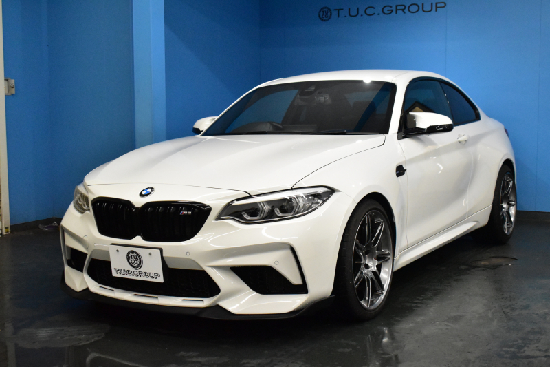 BMW Mシリーズ M2 ｺﾝﾍﾟﾃｨｼｮﾝ LCI後期 6速M/T 専用410馬力ｴﾝｼﾞﾝ LEDﾍｯﾄﾞﾗｲﾄ&ﾃｰﾙ ﾋｰﾀｰ付黒革 ﾀｯﾁﾊﾟﾈﾙHDDﾅﾋﾞBｶﾒﾗ IDING POWER19AW&ﾌﾞﾚｰｷﾛｰﾀｰ 社外ﾘｯﾌﾟ&ﾄﾗﾝｸｽﾎﾟｲﾗｰ Mｽﾎﾟｰﾂﾌﾞﾚｰｷ 衝突軽減ﾌﾞﾚｰｷ 車線逸脱＆歩行者警告 Mｼｰﾄﾍﾞﾙﾄ 2年保証