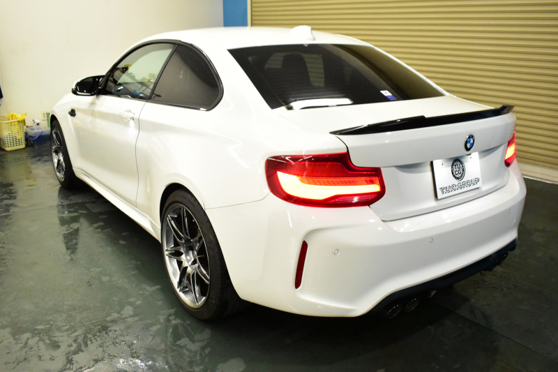 BMW Mシリーズ M2 ｺﾝﾍﾟﾃｨｼｮﾝ LCI後期 6MT 専用410馬力ｴﾝｼﾞﾝ LEDﾍｯﾄﾞﾗｲﾄ&ﾃｰﾙ ﾋｰﾀｰ付黒革 ﾀｯﾁﾊﾟﾈﾙHDDﾅﾋﾞBｶﾒﾗ IDING POWER19AW&ﾌﾞﾚｰｷﾛｰﾀｰ 社外ﾘｯﾌﾟ&ﾄﾗﾝｸｽﾎﾟｲﾗｰ Mｽﾎﾟｰﾂﾌﾞﾚｰｷ 衝突軽減ﾌﾞﾚｰｷ 車線逸脱＆歩行者警告 Mｼｰﾄﾍﾞﾙﾄ 2年保証