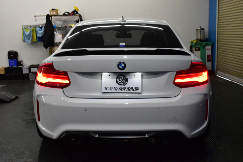 BMW Mシリーズ M2 ｺﾝﾍﾟﾃｨｼｮﾝ LCI後期 6速M/T 専用410馬力ｴﾝｼﾞﾝ LEDﾍｯﾄﾞﾗｲﾄ&ﾃｰﾙ ﾋｰﾀｰ付黒革 ﾀｯﾁﾊﾟﾈﾙHDDﾅﾋﾞBｶﾒﾗ IDING POWER19AW&ﾌﾞﾚｰｷﾛｰﾀｰ 社外ﾘｯﾌﾟ&ﾄﾗﾝｸｽﾎﾟｲﾗｰ Mｽﾎﾟｰﾂﾌﾞﾚｰｷ 衝突軽減ﾌﾞﾚｰｷ 車線逸脱＆歩行者警告 Mｼｰﾄﾍﾞﾙﾄ 2年保証