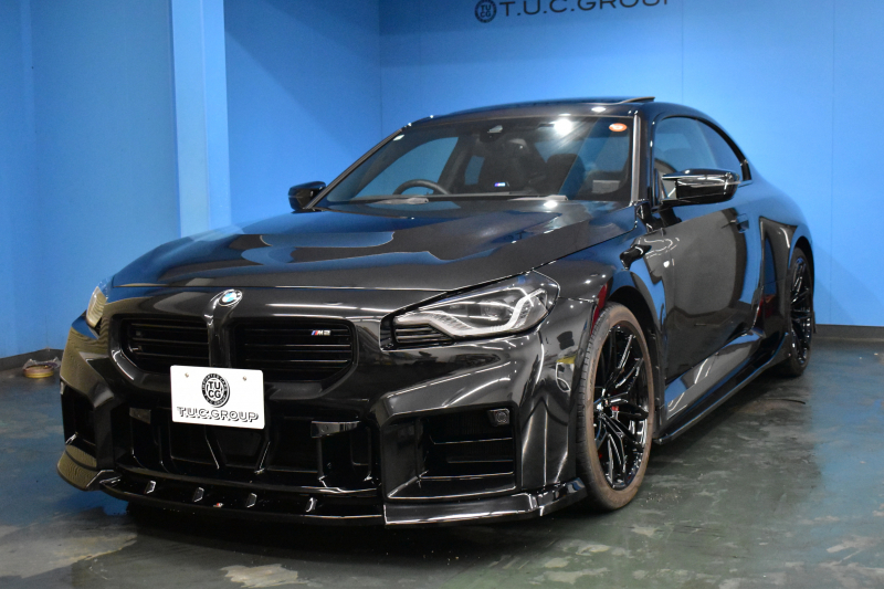 BMW Mシリーズ M2ｸｰﾍﾟ 新車保証R8年10月迄 ｻﾝﾙｰﾌ MAXTONDESAINｴｱﾛ ﾊｲﾗｲﾝP ｶｰﾌﾞﾄﾞﾃﾞｨｽﾌﾟﾚｲ ﾋｰﾀｰ付黒革Mｽﾎﾟｰﾂｼｰﾄ ﾊｰﾏﾝｶｰﾄﾞﾝ 可変Mｻｽ Mｺﾝﾊﾟｳﾝﾄﾞﾌﾞﾚｰｷ ACC HUD BMWﾗｲﾌﾞｺｯｸﾋﾟｯﾄ ﾅﾋﾞBｶﾒﾗ 2年保証