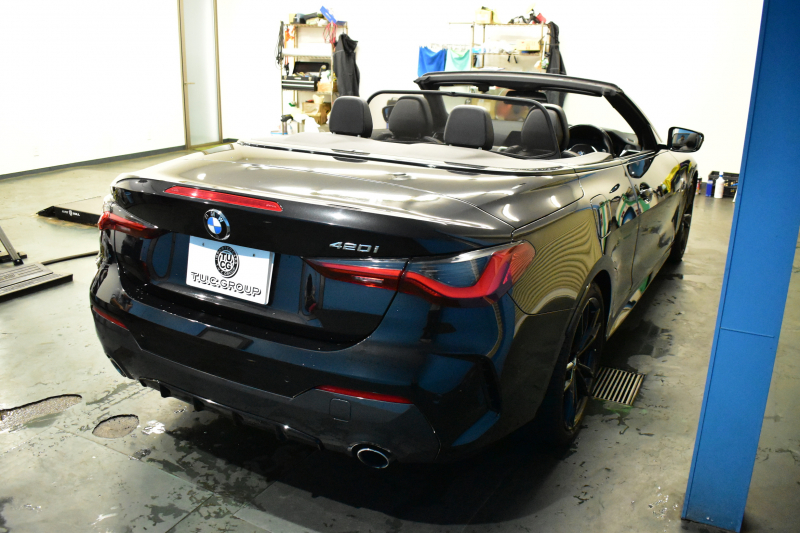 BMW 4シリーズ 420i ｶﾌﾞﾘｵﾚ Mｽﾎﾟｰﾂ ﾌｧｽﾄﾄﾗｯｸ&ｺﾝﾌｫｰﾄP ﾋｰﾀｰ付ﾌﾞﾗｯｸﾚｻﾞｰ ｴｱｶﾗｰ 全周囲ｶﾒﾗ LEDﾍｯﾄﾞﾗｲﾄ ACC HUD LCW ﾗｲﾌﾞｺｯｸﾋﾟｯﾄﾀｯﾁﾊﾟﾈﾙﾅﾋﾞPｱｼｽﾄ Apple Car Play 19AW Mｽﾎﾟｰﾂﾌﾞﾚｰｷ 可変Mｻｽ ｳｲﾝﾄﾞﾘﾌﾚｸﾀｰ ﾜｲﾔﾚｽ充電 2年保証