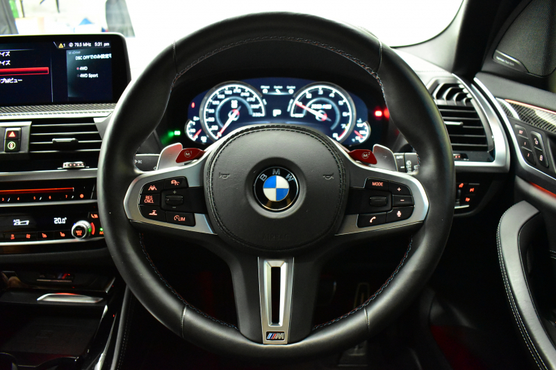 BMW Mシリーズ X3M ｺﾝﾍﾟﾃｨｼｮﾝ 4WD 510馬力 全席ﾋｰﾀｰ Fﾍﾞﾝﾁﾚｰｼｮﾝ付ﾌﾞﾗｯｸﾒﾘﾉﾚｻﾞｰMｽﾎﾟｰﾂｼｰﾄ 21AW Mｽﾎﾟｰﾂｴｸﾞｿﾞｰｽﾄ ﾊｰﾏﾝｶｰﾄﾞﾝ 追従ACC HUD ｼﾞｪｽﾁｬｰCﾀｯﾁﾊﾟﾈﾙﾅﾋﾞ全周囲ｶﾒﾗ LEDﾍｯﾄﾞﾗｲﾄ ｵｰﾄﾊｲﾋﾞｰﾑ  Mｼｰﾄﾍﾞﾙﾄ 2年保証