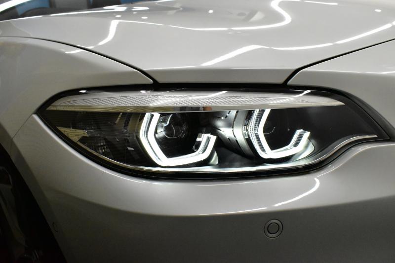 BMW 2シリーズ 220i ｶﾌﾞﾘｵﾚ Mｽﾎﾟｰﾂ LCI後期  1ｵｰﾅｰ 追従ACC  ﾍｷｻｺﾞﾅﾙLEDﾍｯﾄﾞﾗｲﾄ ﾋｰﾀｰ付黒革 ｵﾌﾟｼｮﾝ18AW NEWﾃﾞｻﾞｲﾝﾒｰﾀｰﾊﾟﾈﾙ 衝突軽減ﾌﾞﾚｰｷ 車線逸脱&歩行者警告 ﾀｯﾁﾊﾟﾈﾙHDDﾅﾋﾞ 前後PDC Bｶﾒﾗ Pｱｼｽﾄ 2年保証