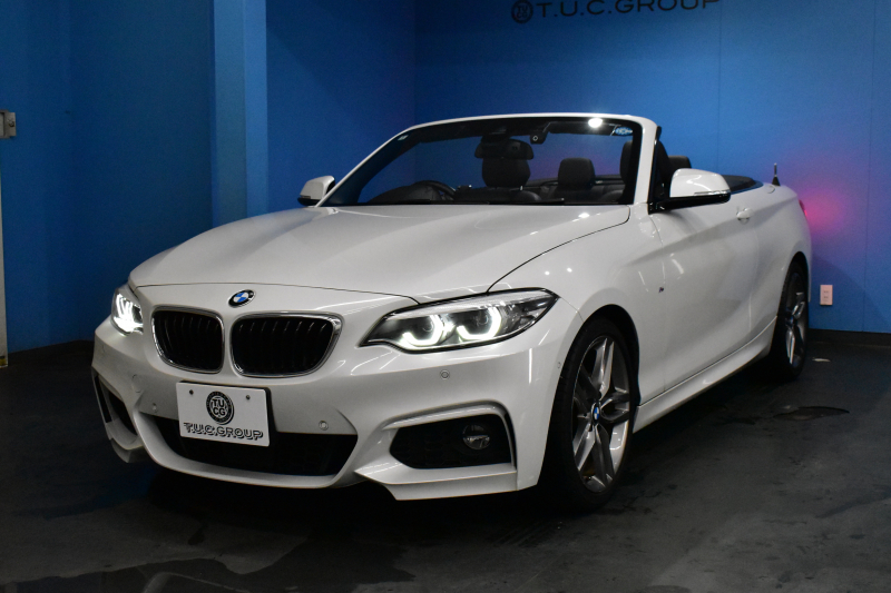 BMW 2シリーズ 220i ｶﾌﾞﾘｵﾚ Mｽﾎﾟｰﾂ LCI後期  1ｵｰﾅｰ 追従ACC  ﾍｷｻｺﾞﾅﾙLEDﾍｯﾄﾞﾗｲﾄ ﾋｰﾀｰ付黒革 ｵﾌﾟｼｮﾝ18AW NEWﾃﾞｻﾞｲﾝﾒｰﾀｰﾊﾟﾈﾙ 衝突軽減ﾌﾞﾚｰｷ 車線逸脱&歩行者警告 ﾀｯﾁﾊﾟﾈﾙHDDﾅﾋﾞ 前後PDC Bｶﾒﾗ Pｱｼｽﾄ 2年保証