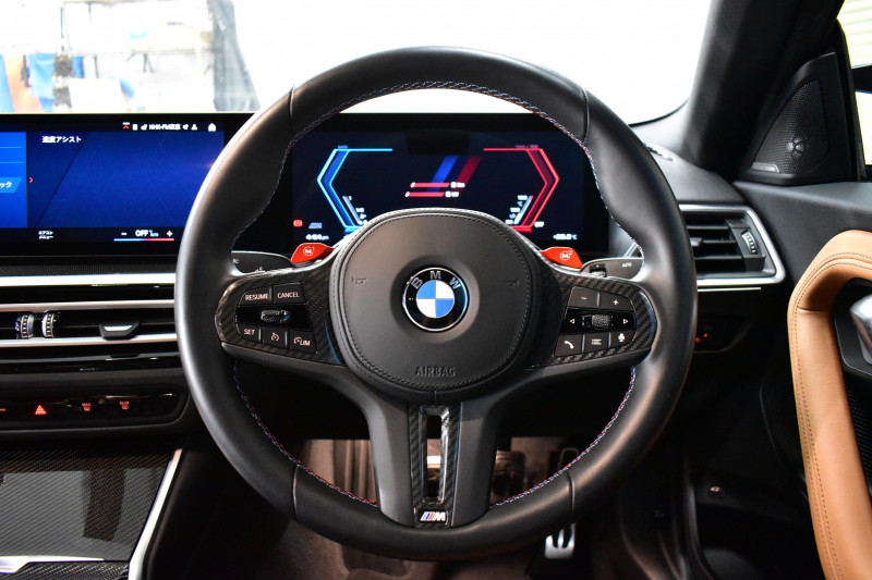 BMW Mシリーズ M2ｸｰﾍﾟ ﾊｲﾗｲﾝP ｶｰﾌﾞﾄﾞﾃﾞｨｽﾌﾟﾚｲ ﾋｰﾀｰ付茶革ｶｰﾎﾞﾝﾙｰﾌMｽﾎﾟｰﾂｼｰﾄ ﾊｰﾏﾝｶｰﾄﾞﾝ 可変Mｻｽ Mｺﾝﾊﾟｳﾝﾄﾞﾌﾞﾚｰｷ HUD BMWﾗｲﾌﾞｺｯｸﾋﾟｯﾄ ﾅﾋﾞBｶﾒﾗ 2年保証