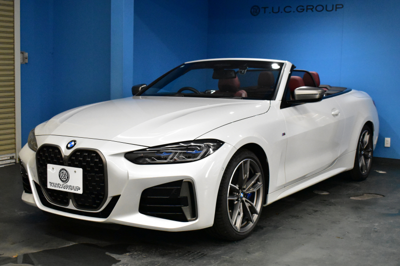 BMW 4シリーズ M440i xDriveｶﾌﾞﾘｵﾚ 4WD 新車保証R8年11月迄  ｶｰﾌﾞﾄﾞﾃﾞｨｽﾌﾟﾚｲ 1ｵｰﾅｰ ｺﾝﾌｫｰﾄP ﾋｰﾀｰ付赤革 ｽﾃｱﾘﾝｸﾞﾋｰﾀｰ ｴｱｶﾗｰ ﾚｰｻﾞｰLED ACC HUD Mｽﾎﾟｰﾂﾃﾞﾌ&ﾌﾞﾚｰｷ 可変Mｻｽ ﾗｲﾌﾞｺｯｸﾋﾟｯﾄ 全周囲ｶﾒﾗ Apple Car Play harman/kardon 19AW 2年保証