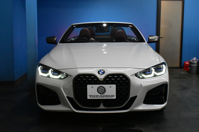 BMW 4シリーズ M440i xDriveｶﾌﾞﾘｵﾚ 4WD 新車保証R8年11月迄  ｶｰﾌﾞﾄﾞﾃﾞｨｽﾌﾟﾚｲ 1ｵｰﾅｰ ｺﾝﾌｫｰﾄP ﾋｰﾀｰ付赤革 ｽﾃｱﾘﾝｸﾞﾋｰﾀｰ ｴｱｶﾗｰ ﾚｰｻﾞｰLED ACC HUD Mｽﾎﾟｰﾂﾃﾞﾌ&ﾌﾞﾚｰｷ 可変Mｻｽ ﾗｲﾌﾞｺｯｸﾋﾟｯﾄ 全周囲ｶﾒﾗ Apple Car Play harman/kardon 19AW 2年保証