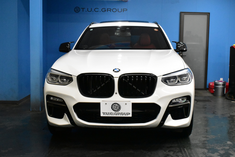 BMW X3 M40d 4WD ｾﾚｸﾄ&ﾊｲﾗｲﾝP 326馬力 ﾊﾟﾉﾗﾏｻﾝR Individualｴｸｽﾃﾝﾄﾞﾚｻﾞｰﾒﾘﾉ全席ﾋｰﾀｰ付赤黒革 ﾊｰﾏﾝｶｰﾄﾞﾝ 21AW 追従ACC HUD Mｽﾎﾟｰﾂﾌﾞﾚｰｷ&ﾃﾞﾌ ﾀｯﾁﾊﾟﾈﾙﾅﾋﾞ ﾌﾙｾｸﾞ 全周囲ｶﾒﾗ3Dﾋﾞｭｰ ｱﾀﾞﾌﾟﾃｨﾌﾞLEDﾍｯﾄﾞﾗｲﾄ 2年保証