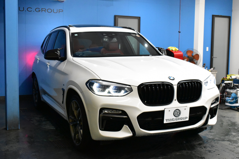BMW X3 M40d 4WD ｾﾚｸﾄ&ﾊｲﾗｲﾝP 326馬力 ﾊﾟﾉﾗﾏｻﾝR Individualｴｸｽﾃﾝﾄﾞﾚｻﾞｰﾒﾘﾉ全席ﾋｰﾀｰ付赤黒革 ﾊｰﾏﾝｶｰﾄﾞﾝ 21AW 追従ACC HUD Mｽﾎﾟｰﾂﾌﾞﾚｰｷ&ﾃﾞﾌ ﾀｯﾁﾊﾟﾈﾙﾅﾋﾞ ﾌﾙｾｸﾞ 全周囲ｶﾒﾗ3Dﾋﾞｭｰ ｱﾀﾞﾌﾟﾃｨﾌﾞLEDﾍｯﾄﾞﾗｲﾄ 2年保証