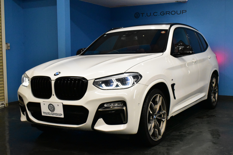 BMW X3 M40d 4WD ｾﾚｸﾄ&ﾊｲﾗｲﾝP 326馬力 ﾊﾟﾉﾗﾏｻﾝR Individualｴｸｽﾃﾝﾄﾞﾚｻﾞｰﾒﾘﾉ全席ﾋｰﾀｰ付赤黒革 ﾊｰﾏﾝｶｰﾄﾞﾝ 21AW 追従ACC HUD Mｽﾎﾟｰﾂﾌﾞﾚｰｷ&ﾃﾞﾌ ﾀｯﾁﾊﾟﾈﾙﾅﾋﾞ ﾌﾙｾｸﾞ 全周囲ｶﾒﾗ3Dﾋﾞｭｰ ｱﾀﾞﾌﾟﾃｨﾌﾞLEDﾍｯﾄﾞﾗｲﾄ 2年保証