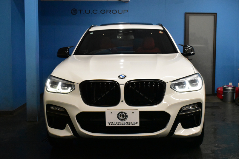 BMW X3 M40d 4WD ｾﾚｸﾄ&ﾊｲﾗｲﾝP 326馬力 ﾊﾟﾉﾗﾏｻﾝR Individualｴｸｽﾃﾝﾄﾞﾚｻﾞｰﾒﾘﾉ全席ﾋｰﾀｰ付赤黒革 ﾊｰﾏﾝｶｰﾄﾞﾝ 21AW 追従ACC HUD Mｽﾎﾟｰﾂﾌﾞﾚｰｷ&ﾃﾞﾌ ﾀｯﾁﾊﾟﾈﾙﾅﾋﾞ ﾌﾙｾｸﾞ 全周囲ｶﾒﾗ3Dﾋﾞｭｰ ｱﾀﾞﾌﾟﾃｨﾌﾞLEDﾍｯﾄﾞﾗｲﾄ 2年保証