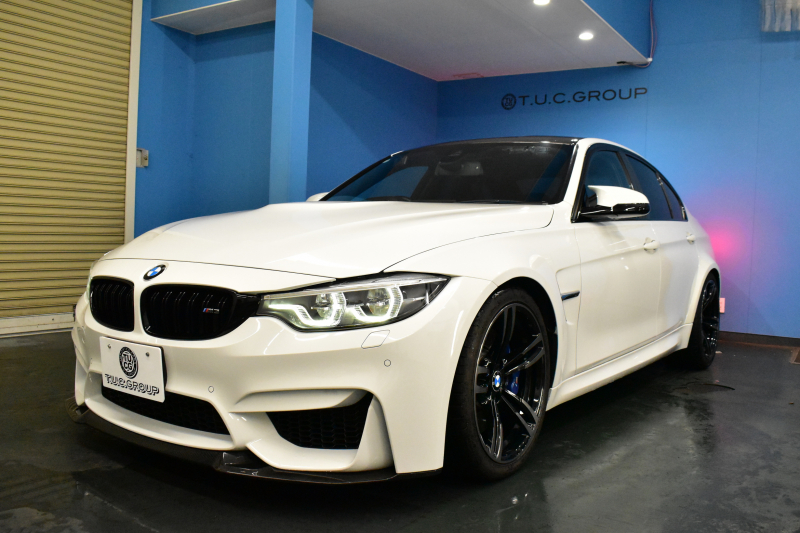 BMW Mシリーズ M3ｾﾀﾞﾝ MDCT LCI後期 KW車高調(Ver3) ﾍｷｻｺﾞﾅﾙLEDﾍｯﾄﾞﾗｲﾄ ﾋｰﾀｰ付黒革 ｶｰﾎﾞﾝﾙｰﾌ&ｲﾝﾃﾘｱ&Fﾘｯﾌﾟ ﾀｯﾁﾊﾟﾈﾙﾅﾋﾞﾊｰﾏﾝｶｰﾄﾞﾝ  ﾌﾙｾｸﾞBｶﾒﾗ前後PDC HUD 7速DCT ｵﾌﾟｼｮﾝ19AW 衝突軽減ﾌﾞﾚｰｷ 車線変更&車線逸脱&歩行者警告 2年保証