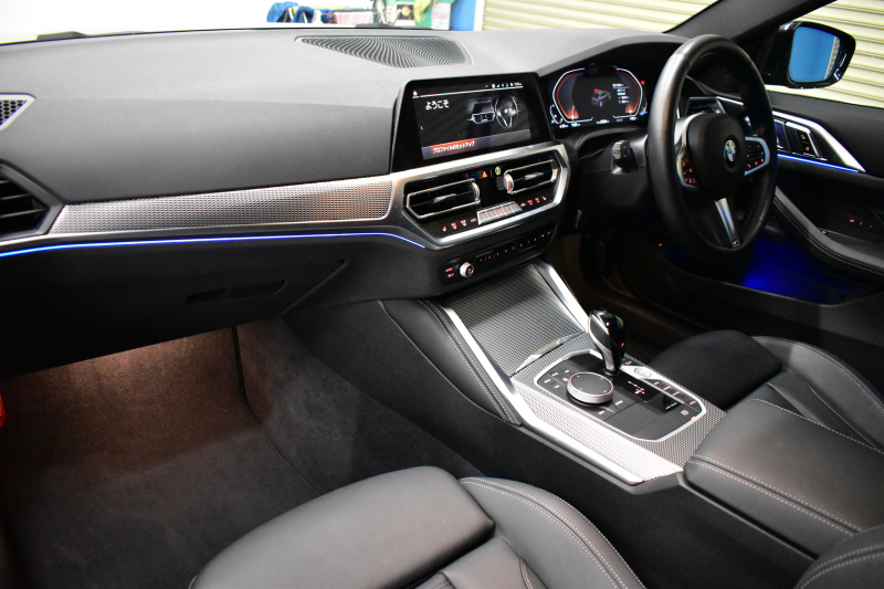 BMW 4シリーズ 420iｸｰﾍﾟ Mｽﾎﾟｰﾂ  ｺﾝﾌｫｰﾄP ﾋｰﾀｰ付ﾌﾞﾗｯｸﾚｻﾞｰｼｰﾄ Pｱｼｽﾄﾌﾟﾗｽ 全周囲ｶﾒﾗ 追従ACC ｱﾀﾞﾌﾟﾃｨﾌﾞLEDﾍｯﾄﾞﾗｲﾄ LCW ﾗｲﾌﾞｺｯｸﾋﾟｯﾄ ﾀｯﾁﾊﾟﾈﾙﾅﾋﾞ Apple Car Play Hifiｽﾋﾟｰｶｰ 電動ﾄﾗﾝｸ 18AW 2年保証