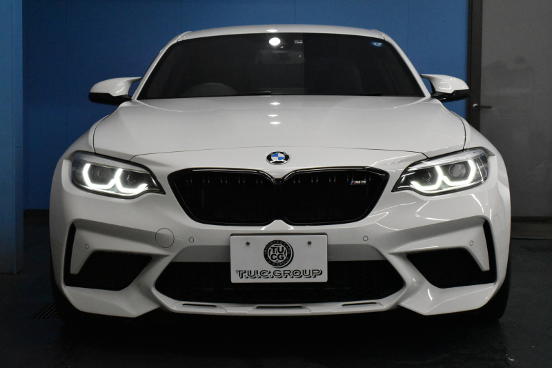 BMW Mシリーズ M2 ｺﾝﾍﾟﾃｨｼｮﾝ MDCT 7速DCT LCI後期 ｱｸﾗﾎﾟ ﾋﾞｯﾁﾏﾌﾗｰ ｱﾀﾞﾌﾟﾃｨﾌﾞﾍｷｻｺﾞﾅﾙLEDﾍｯﾄﾞﾗｲﾄ&ﾃｰﾙ ﾋｰﾀｰ付黒革 ﾀｯﾁﾊﾟﾈﾙHDDﾅﾋﾞ 19AW 車線逸脱&歩行者警告 衝突軽減ﾌﾞﾚｰｷ ｶｰﾎﾞﾝｲﾝﾃﾘｱ Bｶﾒﾗ iｽﾄｯﾌﾟ ｽﾏｰﾄｷｰ 2年保証