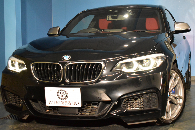 BMW 2シリーズ M240i LCI後期 ｵﾌﾟｼｮﾝ追従ACC  直6ﾀｰﾎﾞ 340馬力 ﾍｷｻｺﾞﾅﾙLEDﾍｯﾄﾞﾗｲﾄ ﾋｰﾀｰ付赤革 ﾀｯﾁﾊﾟﾈﾙiﾄﾞﾗｲﾌﾞHDDﾅﾋﾞBｶﾒ Pｱｼｽﾄ 前後PDC ｱﾀﾞﾌﾟﾃｨﾌﾞMｻｽ 大型ﾌﾞﾚｰｷｼｽﾃﾑ 車線逸脱&歩行者警告 衝突軽減ﾌﾞﾚｰｷ 18AW ﾊﾟﾄﾞﾙｼﾌﾄ 1ｵｰﾅｰ 2年保証
