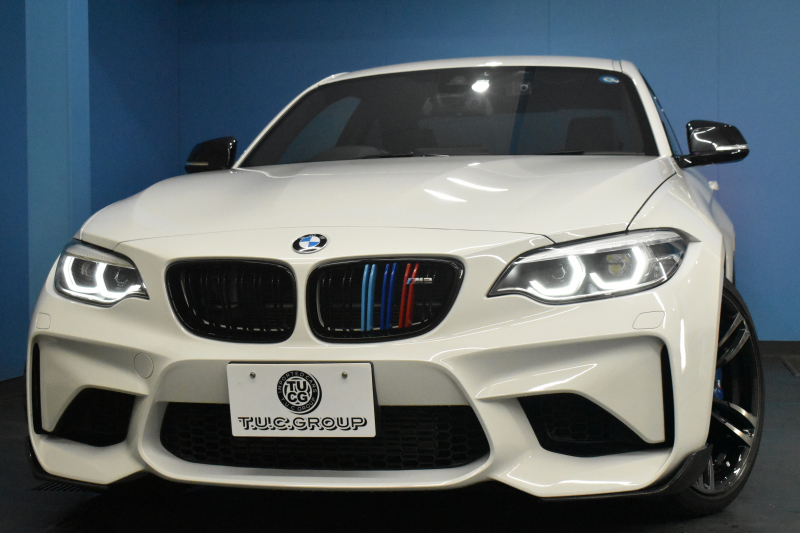 BMW Mシリーズ M2 MDCT 7速DCT LCI後期 ﾋｰﾀｰ付黒革 ｱﾀﾞﾌﾟﾃｨﾌﾞﾍｷｻｺﾞﾅﾙLEDﾍｯﾄﾞﾗｲﾄ&ﾃｰﾙ ﾀｯﾁﾊﾟﾈﾙHDDﾅﾋﾞ 19AW Mﾊﾟﾌｫｰﾏﾝｽﾘｱﾃﾞｨﾌｭｰｻﾞｰ 車線逸脱&歩行者警告 衝突軽減ﾌﾞﾚｰｷ ｶｰﾎﾞﾝｲﾝﾃﾘｱ Bｶﾒﾗ iｽﾄｯﾌﾟ ｽﾏｰﾄｷｰ 2年保証