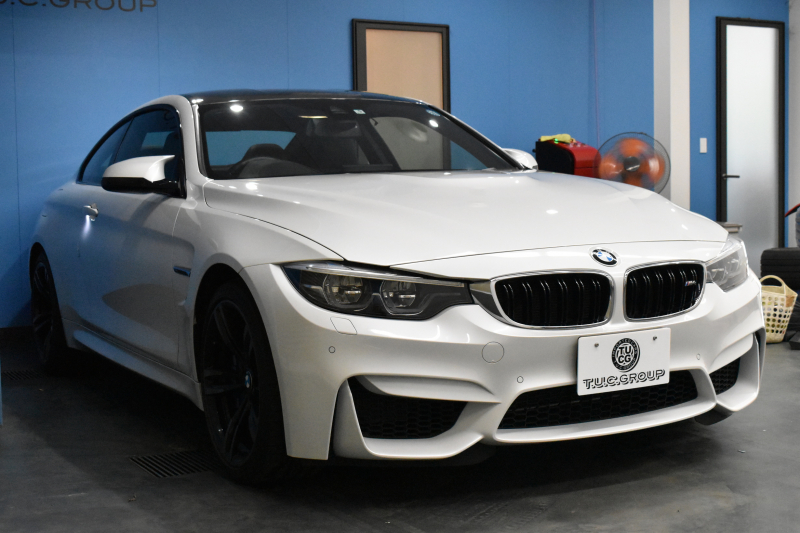 BMW Mシリーズ M4ｸｰﾍﾟ後期 MDCT ｱﾀﾞﾌﾟﾃｨﾌﾞMｻｽﾍﾟﾝｼｮﾝ ﾋｰﾀｰ付ﾌﾞﾗｯｸ革 ｶｰﾎﾞﾝR&ｲﾝﾃﾘｱ  HUD ｱﾀﾞﾌﾟﾃｨﾌﾞﾍｷｻｺﾞﾅﾙLEDﾍｯﾄﾞﾗｲﾄ 7速DCT ｵﾌﾟｼｮﾝ19AW 衝突軽減ﾌﾞﾚｰｷ 車線変更&車線逸脱&歩行者警告  ﾌﾙｾｸﾞ 前後PDC Bｶﾒﾗ 2年保証