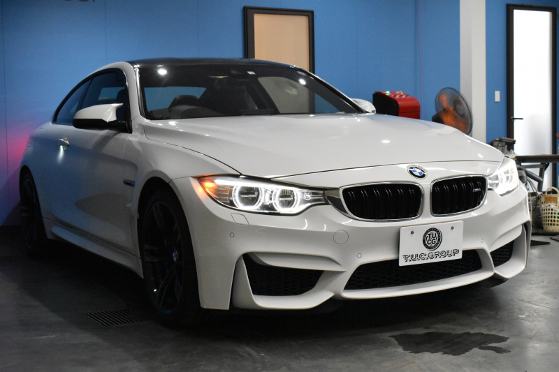 BMW Mシリーズ M4ｸｰﾍﾟ MDCT ｱﾀﾞﾌﾟﾃｨﾌﾞMｻｽﾍﾟﾝｼｮﾝ ﾋｰﾀｰ付ﾌﾞﾗｯｸ革 ｶｰﾎﾞﾝR&ｲﾝﾃﾘｱ  HUD ｱﾀﾞﾌﾟﾃｨﾌﾞLEDﾍｯﾄﾞﾗｲﾄ 7速DCT ｵﾌﾟｼｮﾝ19AW 衝突軽減ﾌﾞﾚｰｷ 車線逸脱&歩行者警告 ﾌﾙｾｸﾞ 前後PDC Bｶﾒﾗ ﾘｱﾃﾞｨﾌｭｰｻﾞｰ 2年保証