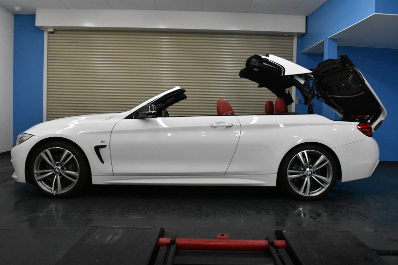 BMW 4シリーズ 435i ｶﾌﾞﾘｵﾚMｽﾎﾟｰﾂ ｱﾄﾞﾊﾞﾝｽﾄﾞｱｸﾃｨﾌﾞｾｰﾌﾃｨｰP 追従ACC HUD 直6ﾀｰﾎﾞ 電動ﾒﾀﾙﾙｰﾌ ﾋｰﾀｰ付赤革 LEDﾍｯﾄﾞﾗｲﾄ 車線逸脱&歩行者警告 衝突軽減B ﾀｯﾁﾊﾟｯﾄﾞiﾄﾞﾗｲﾌﾞHDDﾅﾋﾞ ﾌﾙｾｸﾞﾅﾋﾞBｶﾒﾗ前後PDC ｽﾏｰﾄｷｰ 2年保証