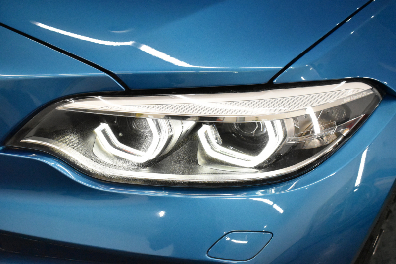 BMW Mシリーズ M2 6速MT LCI後期 ﾋｰﾀｰ付黒革 ｱﾀﾞﾌﾟﾃｨﾌﾞﾍｷｻｺﾞﾅﾙLEDﾍｯﾄﾞﾗｲﾄ&ﾃｰﾙ ﾀｯﾁﾊﾟﾈﾙHDDﾅﾋﾞBｶﾒﾗ 19AW 車線逸脱&歩行者警告 衝突軽減ﾌﾞﾚｰｷ ｶｰﾎﾞﾝｲﾝﾃﾘｱ ｽﾏｰﾄｷｰ 2年保証