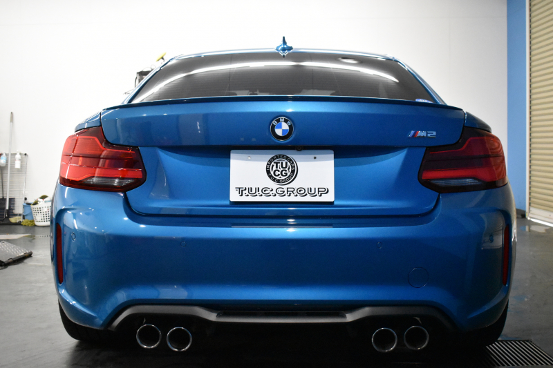 BMW Mシリーズ M2 6速MT LCI後期 ﾋｰﾀｰ付黒革 ｱﾀﾞﾌﾟﾃｨﾌﾞﾍｷｻｺﾞﾅﾙLEDﾍｯﾄﾞﾗｲﾄ&ﾃｰﾙ ﾀｯﾁﾊﾟﾈﾙHDDﾅﾋﾞBｶﾒﾗ 19AW 車線逸脱&歩行者警告 衝突軽減ﾌﾞﾚｰｷ ｶｰﾎﾞﾝｲﾝﾃﾘｱ ｽﾏｰﾄｷｰ 2年保証