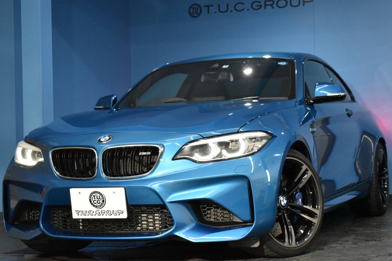 BMW Mシリーズ M2 6速MT LCI後期 ﾋｰﾀｰ付黒革 ｱﾀﾞﾌﾟﾃｨﾌﾞﾍｷｻｺﾞﾅﾙLEDﾍｯﾄﾞﾗｲﾄ&ﾃｰﾙ ﾀｯﾁﾊﾟﾈﾙHDDﾅﾋﾞBｶﾒﾗ 19AW 車線逸脱&歩行者警告 衝突軽減ﾌﾞﾚｰｷ ｶｰﾎﾞﾝｲﾝﾃﾘｱ ｽﾏｰﾄｷｰ 2年保証